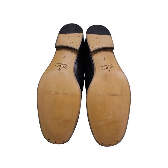 Gucci GG Marmont Loafers in Black Leather - Picture 5 of 8